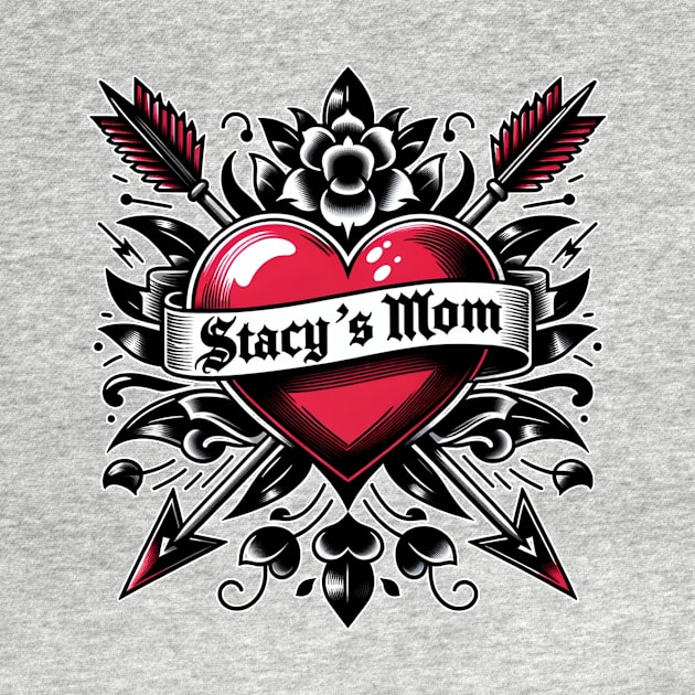 Stacy's Mom tattoo heart | emo goth tattoo ink aesthetic by dystopic